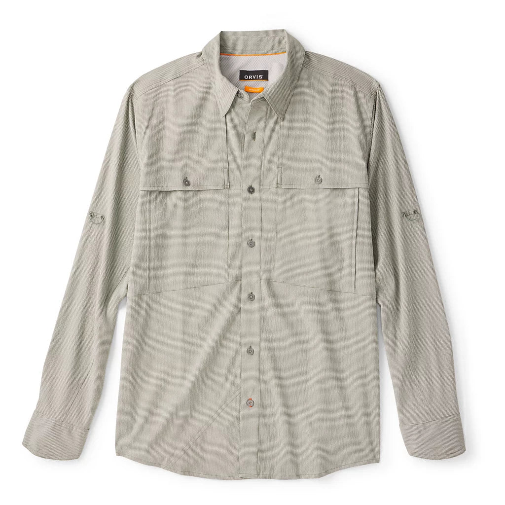 Open Air Caster Long Sleeve Shirt- Silver Pine/Snow